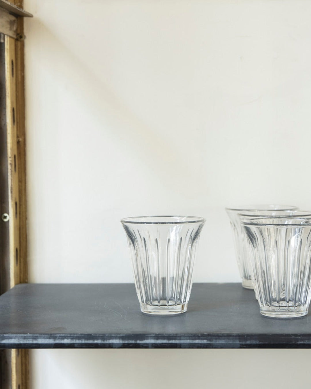 La Rochere - Tea glass in ridged glass - Zinc