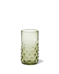 Verre Bulles En Verre Soufflé - Vert Olive