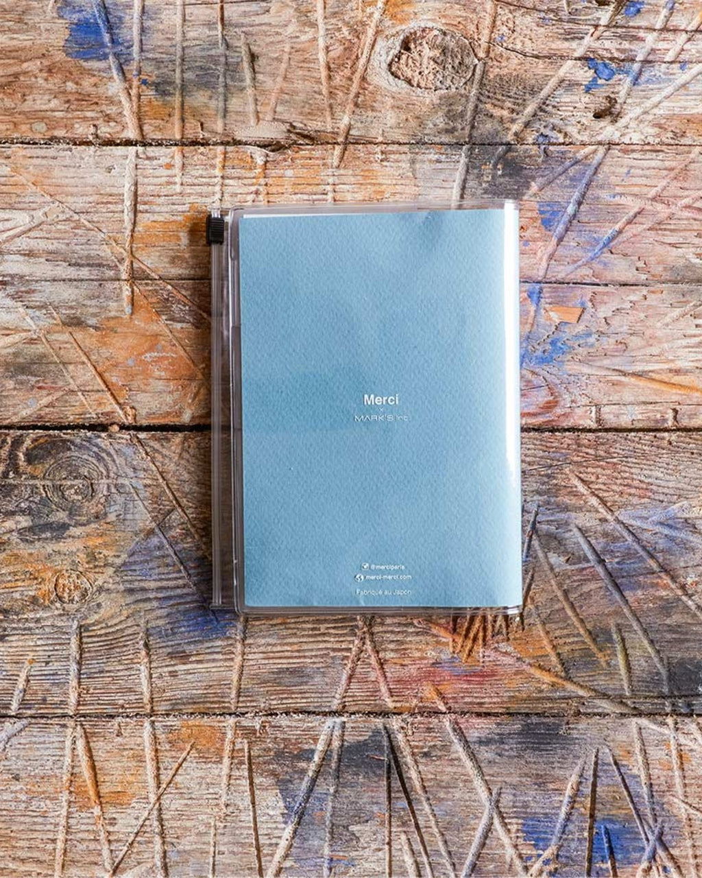 Merci x Marks - Carnet - Bleu Azur