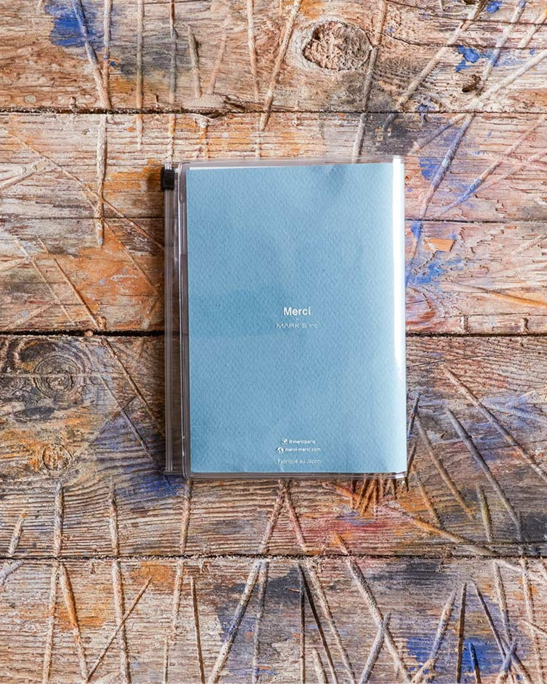 Merci x Marks - Carnet - Bleu Azur