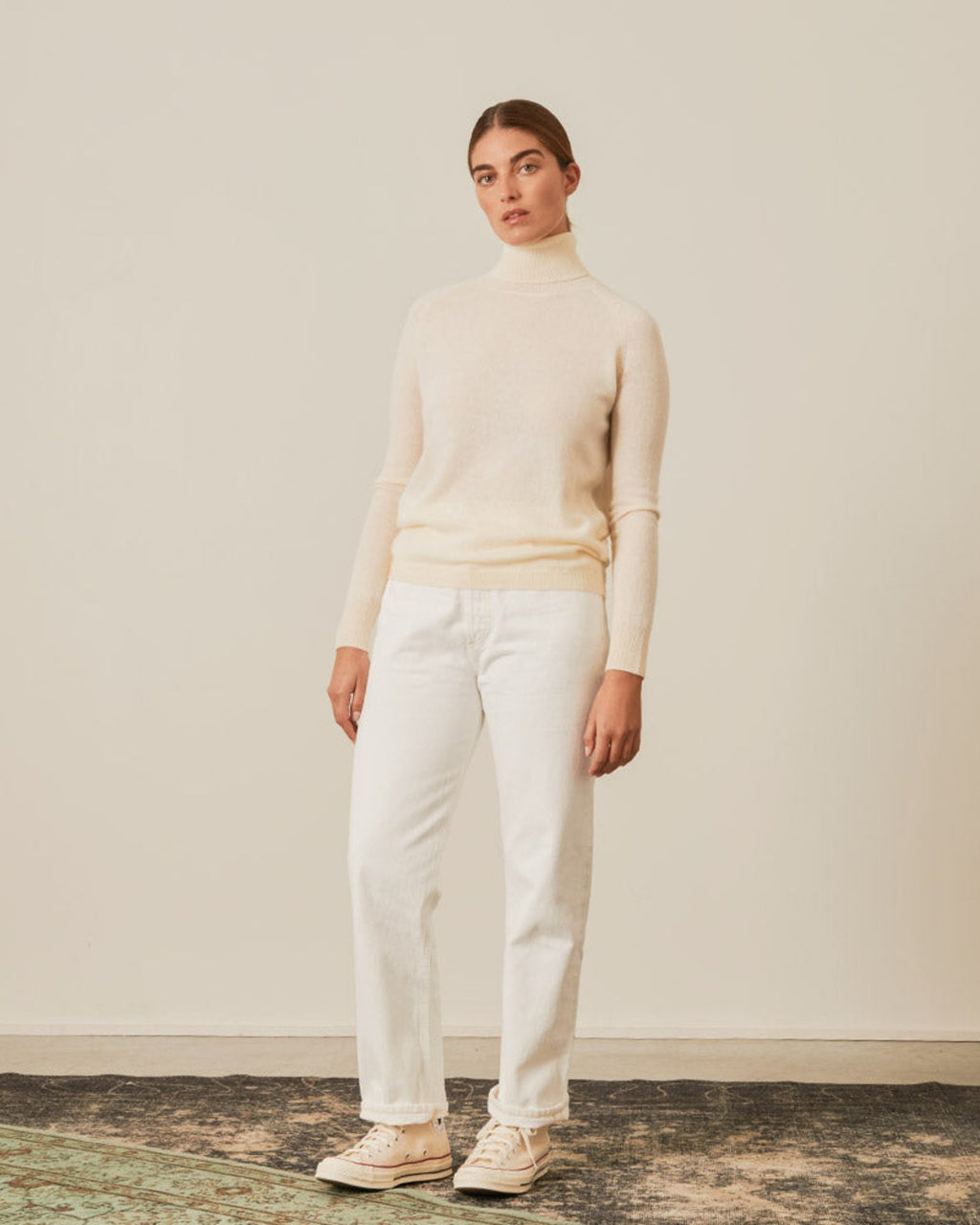 Merci - cashmere jumper - Alix - Ecru