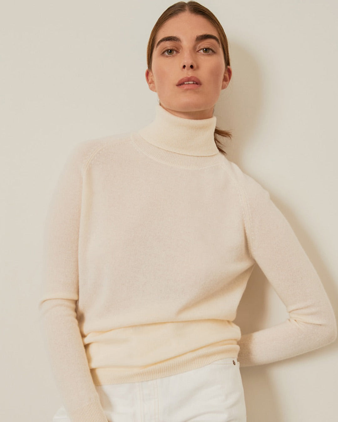 Merci - cashmere jumper - Alix - Ecru