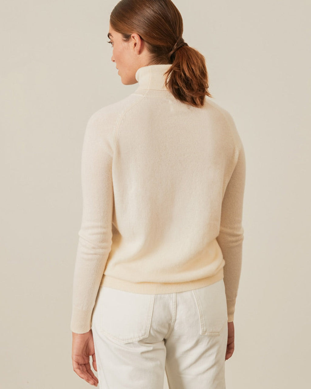 Merci - cashmere jumper - Alix - Ecru