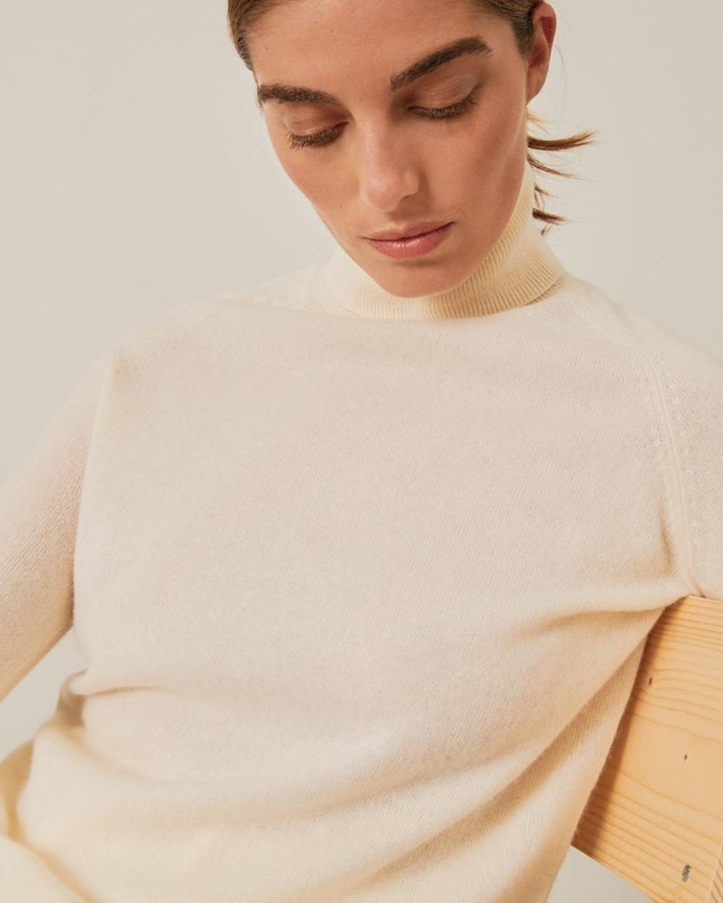 Merci - cashmere jumper - Alix - Ecru