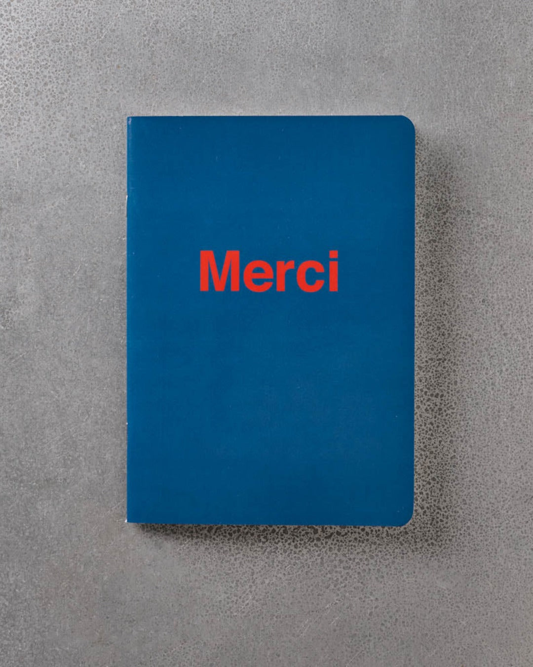 Merci - Carnet - Bleu Marin & Rouge