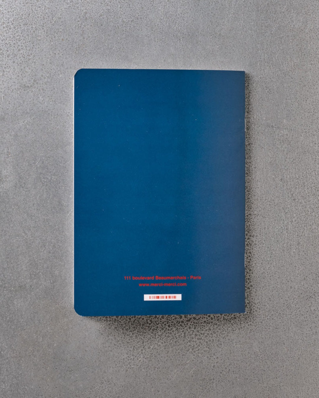 Merci - Notebook - Navy Blue & Red