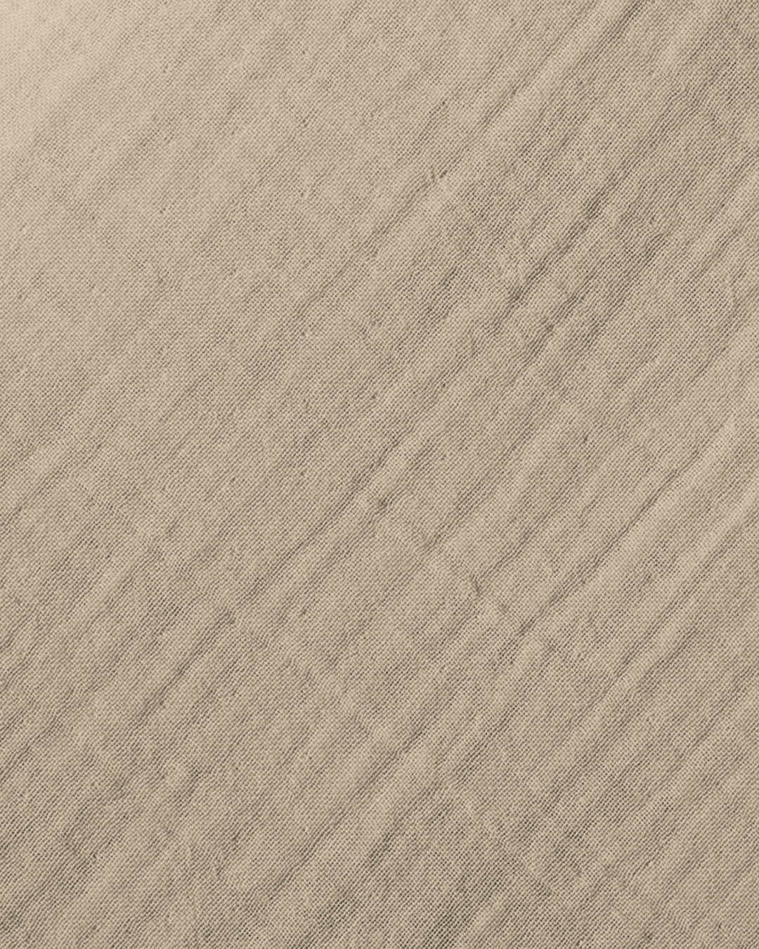 Merci - Cotton gauze flat sheet - Beige Quai de Seine