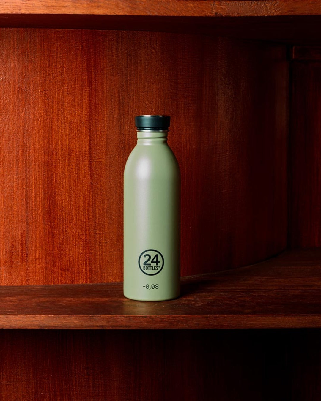 24 Bottles - Reusable steel bottle 500 ml - Urban - Sage