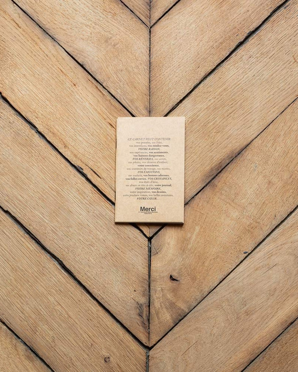 Merci x Marks - Notebook - Kraft