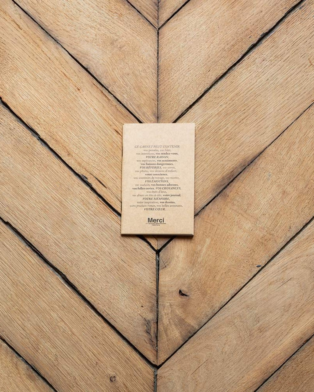 Merci x Marks - Notebook - Kraft