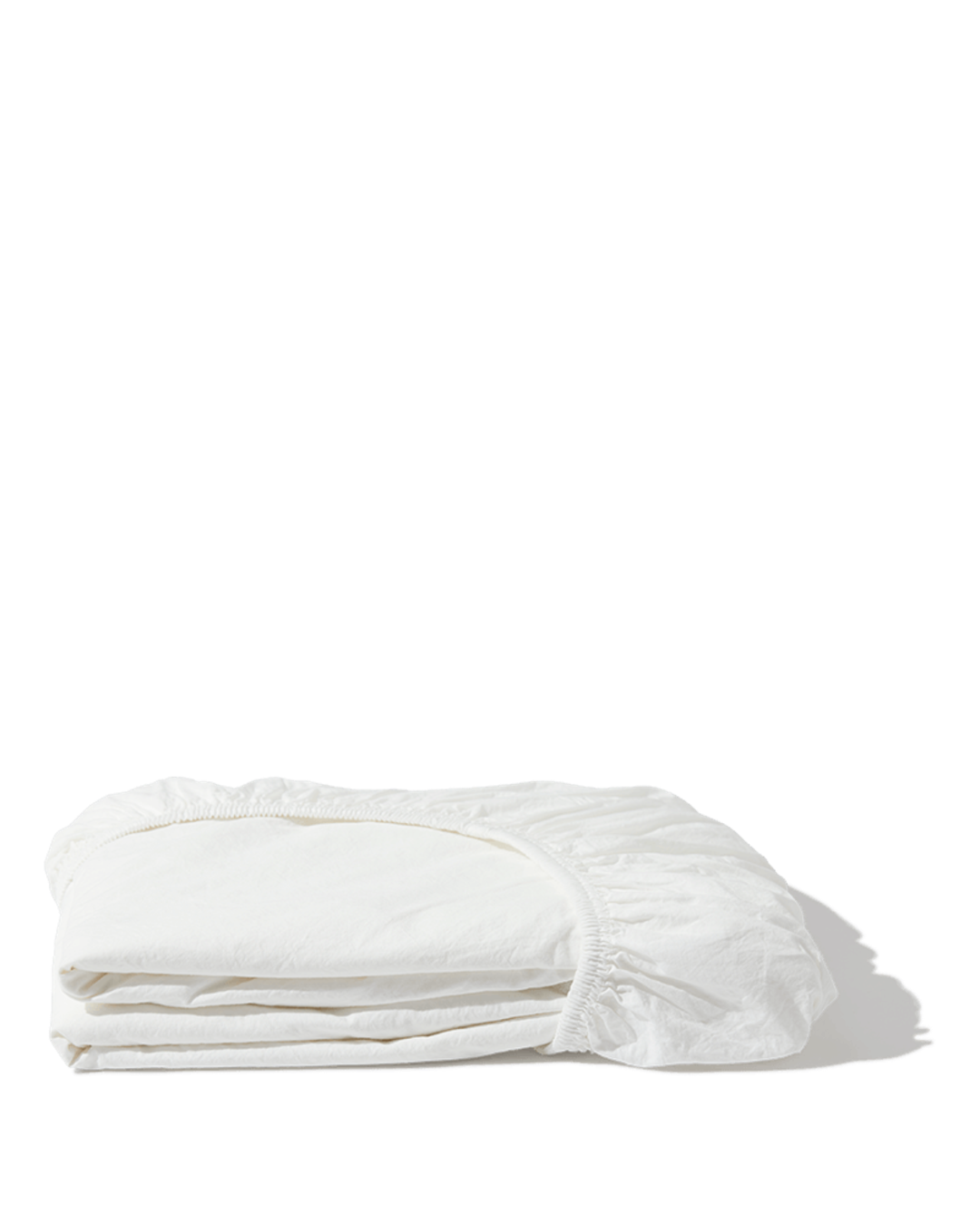 Merci - Drap-Housse En Percale De Coton - Blanc Craie