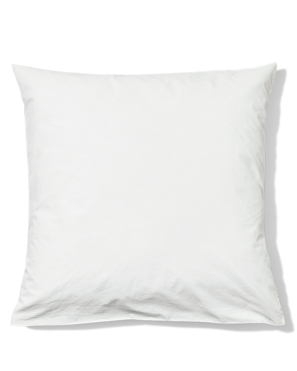 Merci - Taie D'Oreiller En Percale De Coton - Blanc Craie