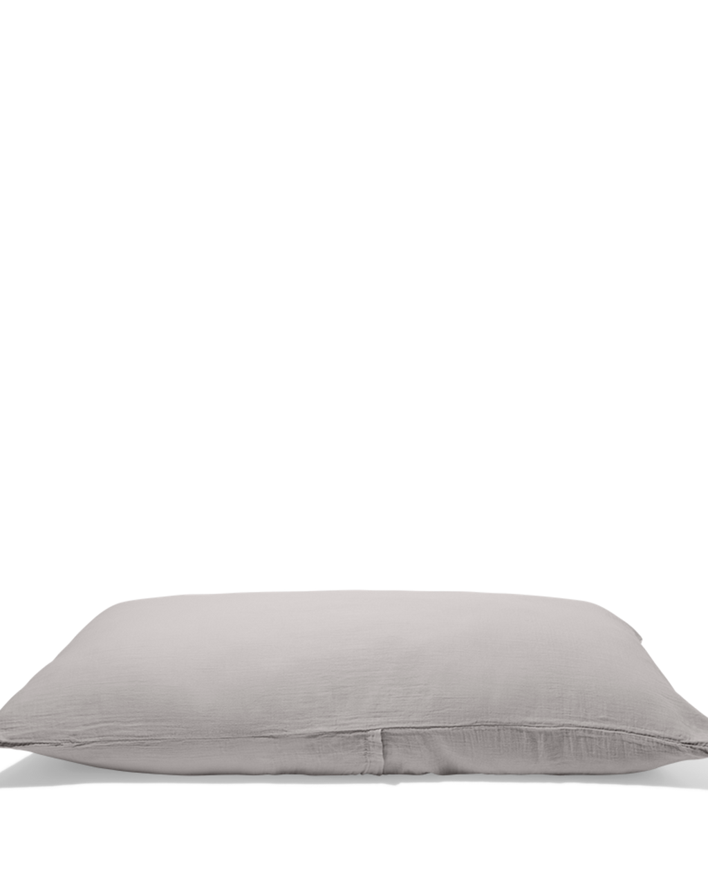 Merci - Coussin Rectangle En Gaze De Coton - Gris De Paris