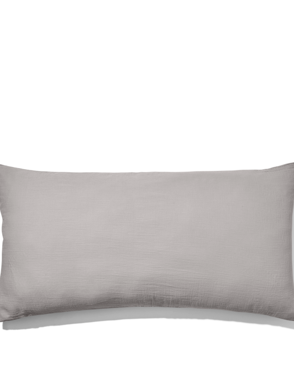 Merci - Coussin Rectangle En Gaze De Coton - Gris De Paris