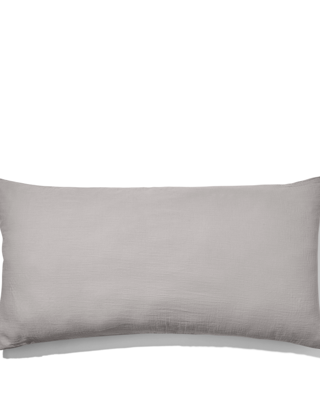 Merci - Coussin Rectangle En Gaze De Coton - Gris De Paris