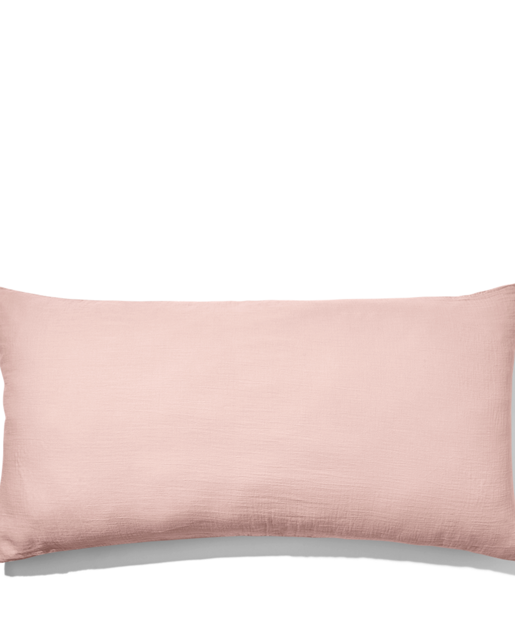 Merci - Coussin Rectangle En Gaze De Coton - Rose De Bagatelle