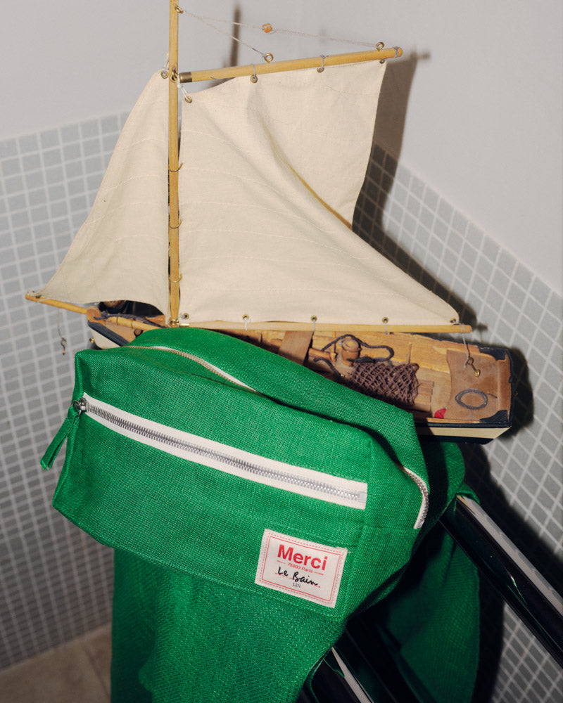 Merci - Trousse De Toilette - Vert Potager