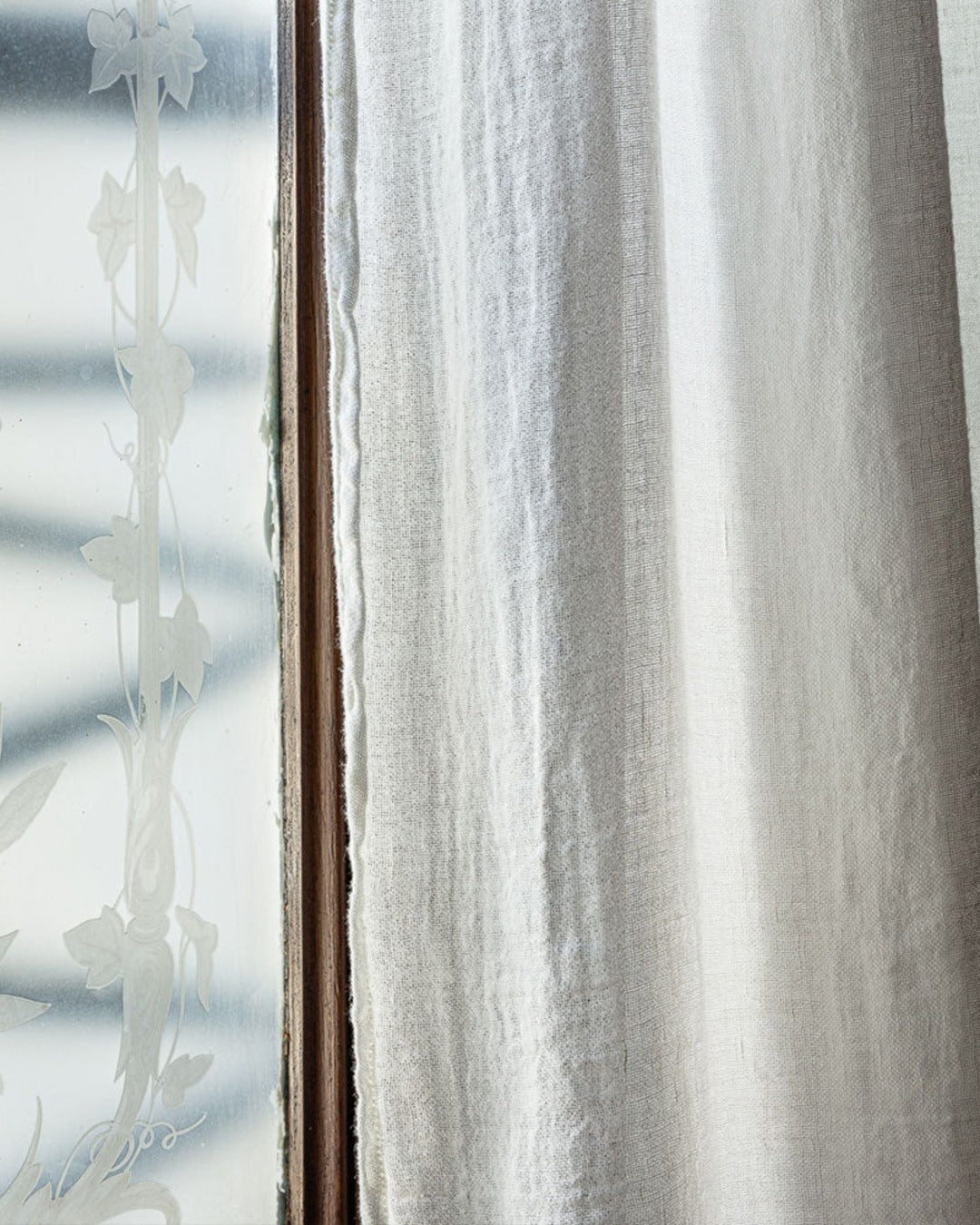Merci - Voile En Lin & Coton - Blanc Optique