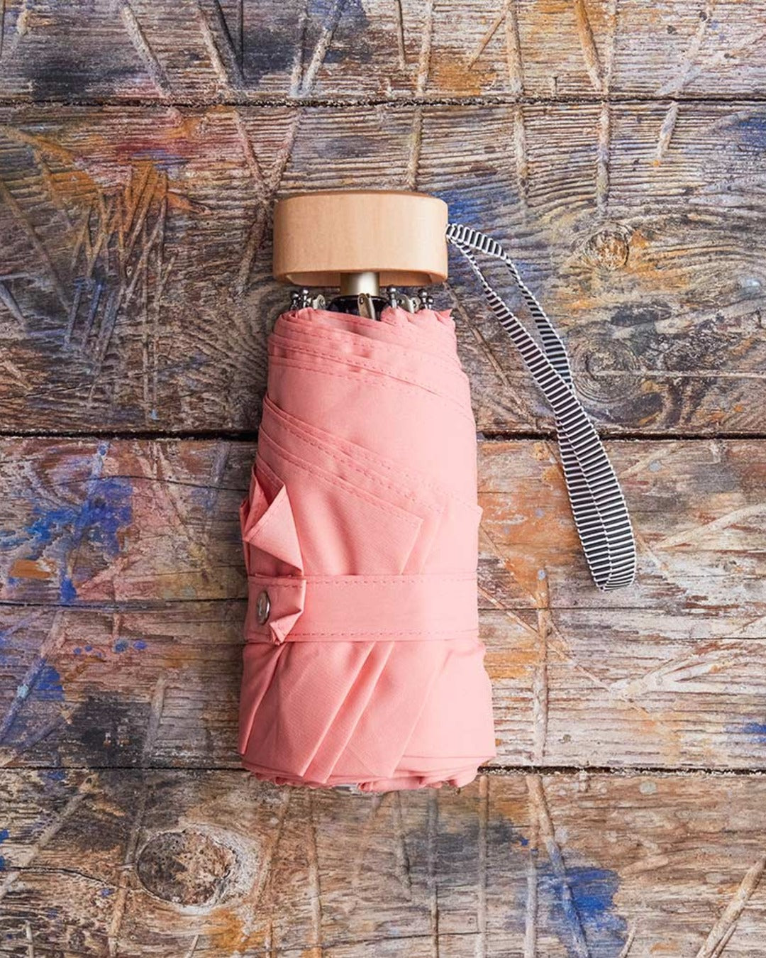 Anatole - Small wooden umbrella - Pink