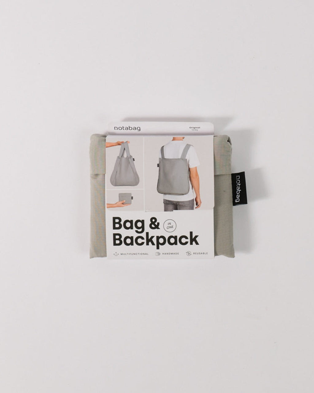 Notabag - 2 in 1 Bag - Grey