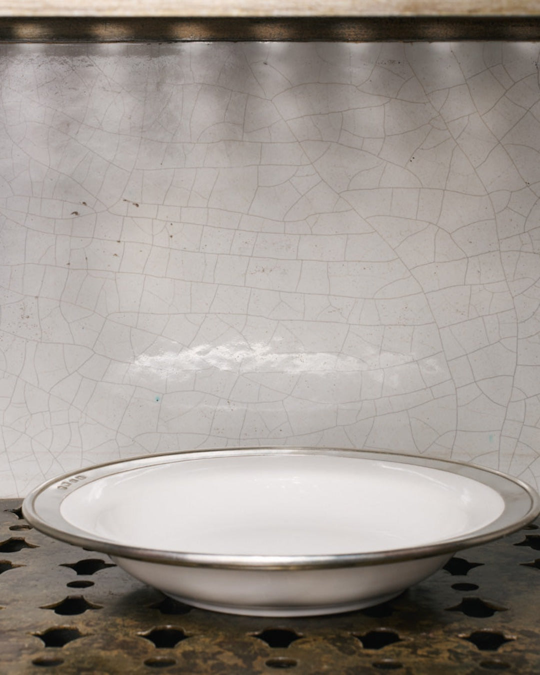 Cosi Tabellini - Assiette Pour Pâtes Céramique Et Étain