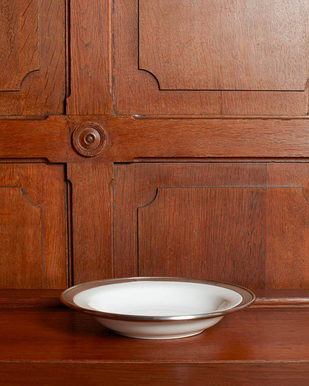 Cosi Tabellini - Ceramic and pewter pasta plate