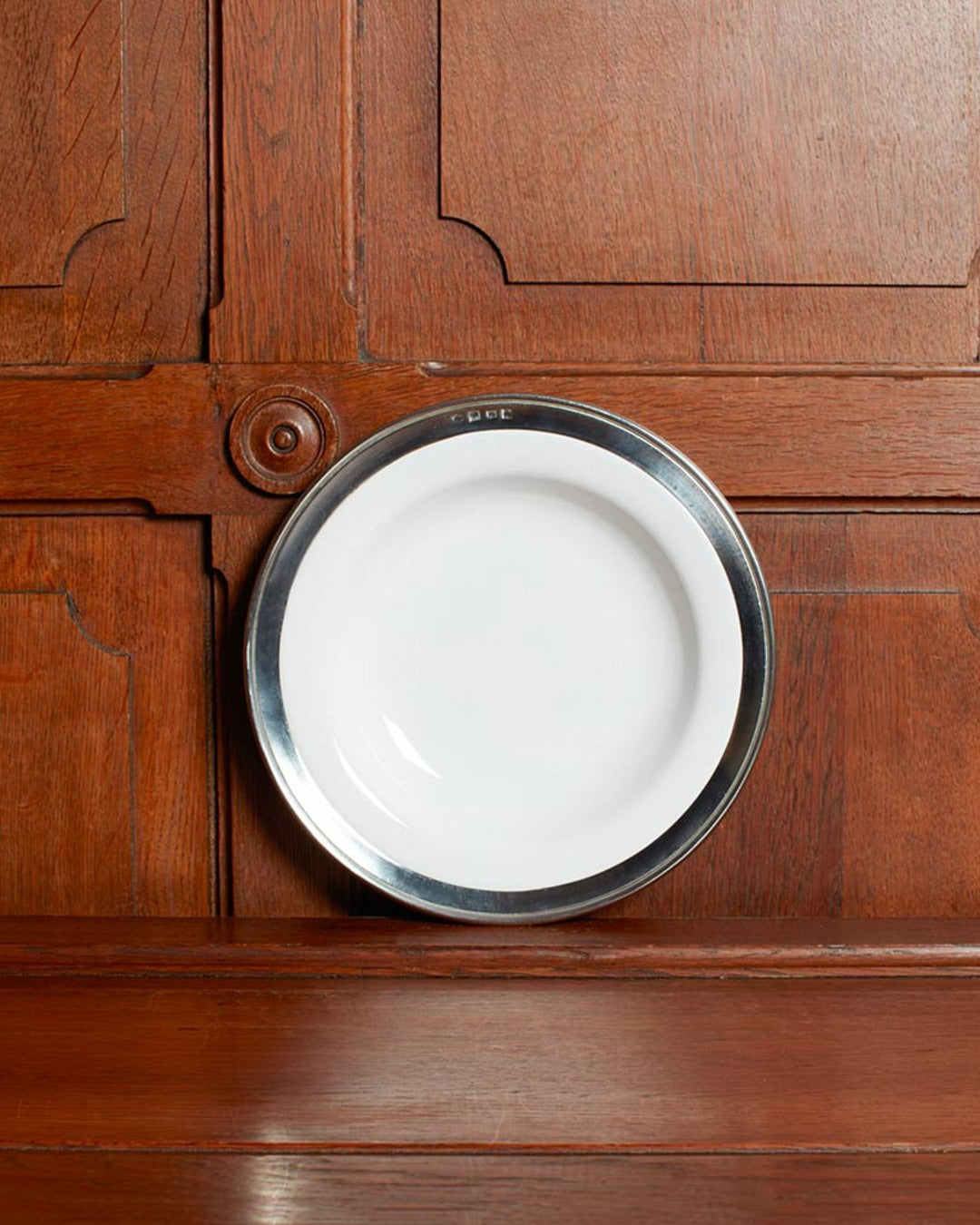 Cosi Tabellini - Ceramic and pewter pasta plate