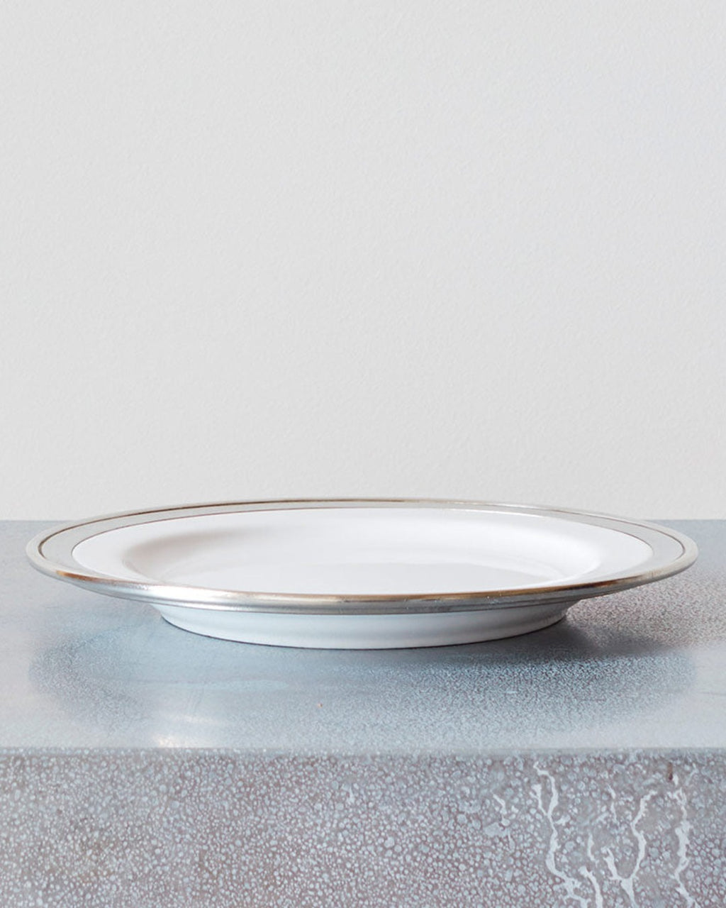 Cosi Tabellini - Ceramic and pewter dessert plate