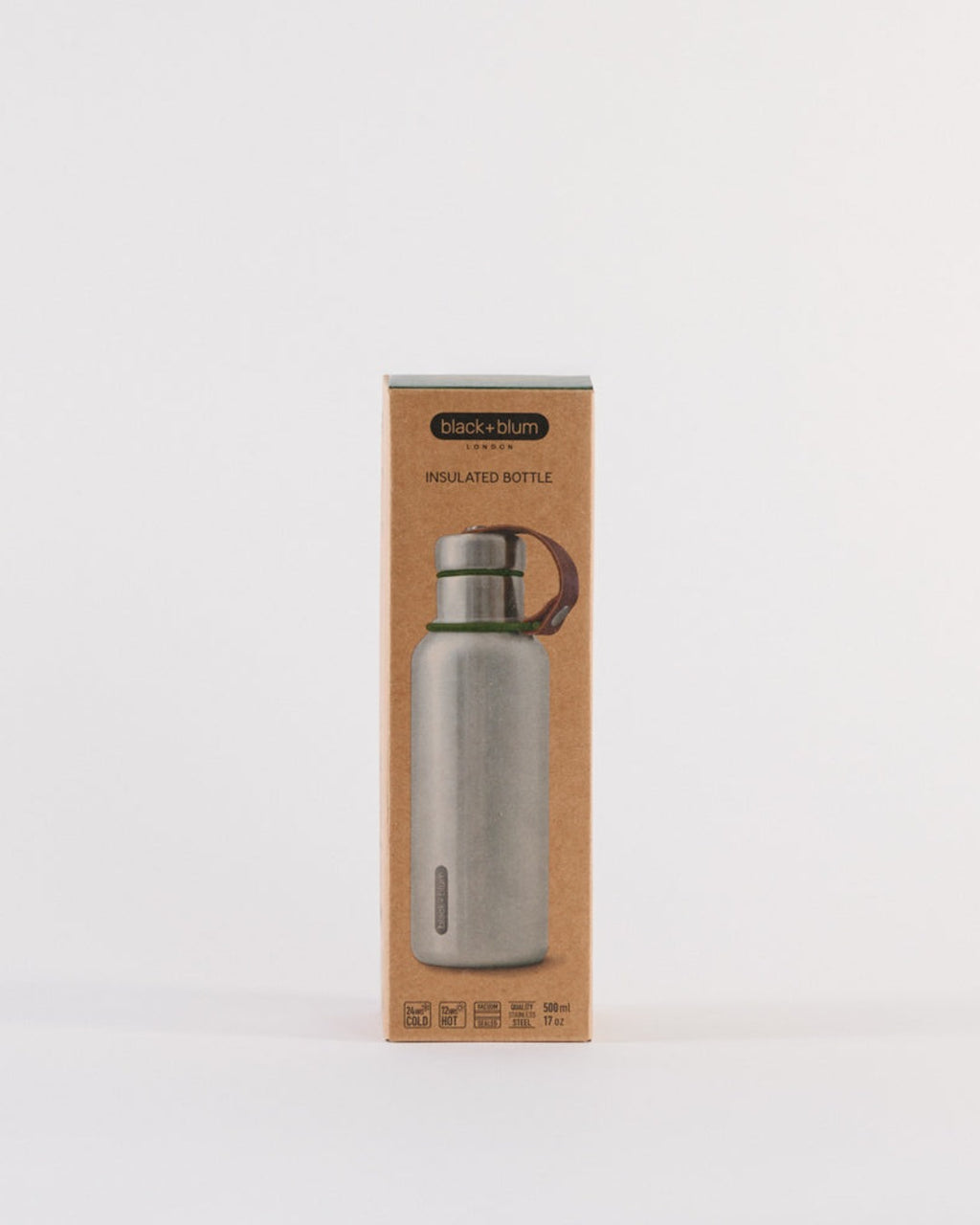 Black & Blum - Gourde Isotherme En Inox 500Ml - Olive