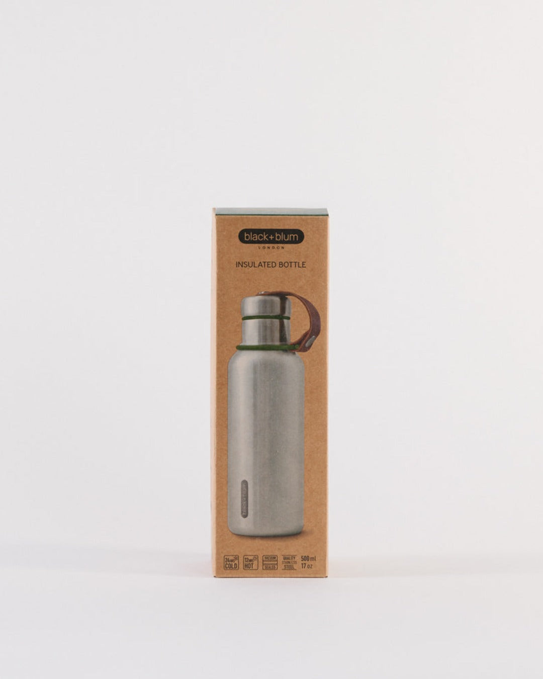Black & Blum - Gourde Isotherme En Inox 500Ml - Olive