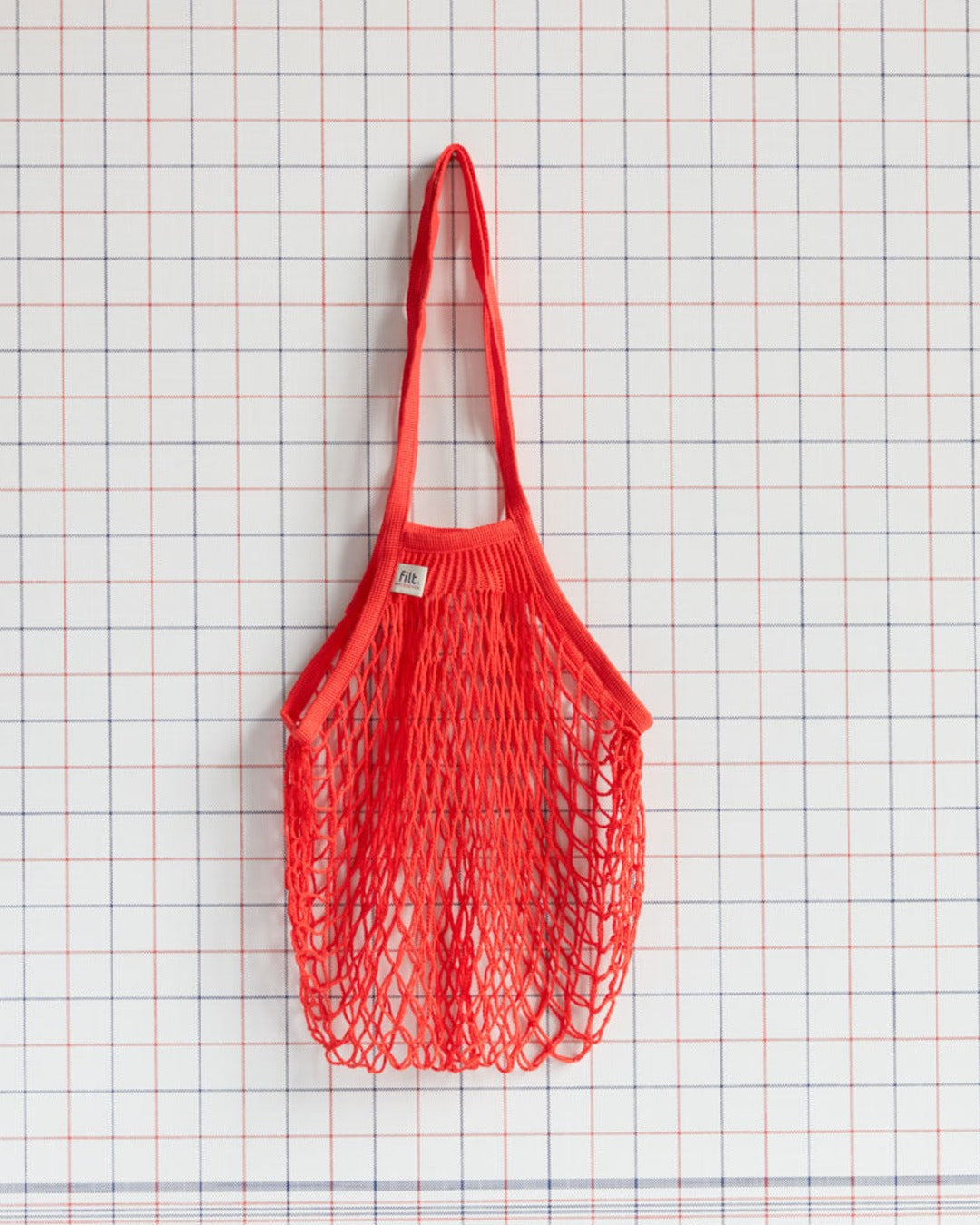 Filt - Filet À Provisions - Rouge Anémone
