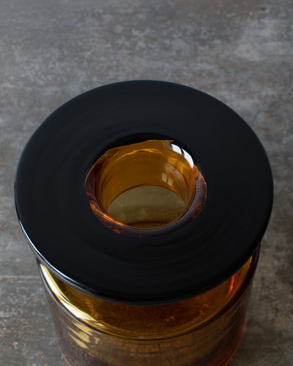 Serax - Vase Wind & Fire - Ambre & Noir