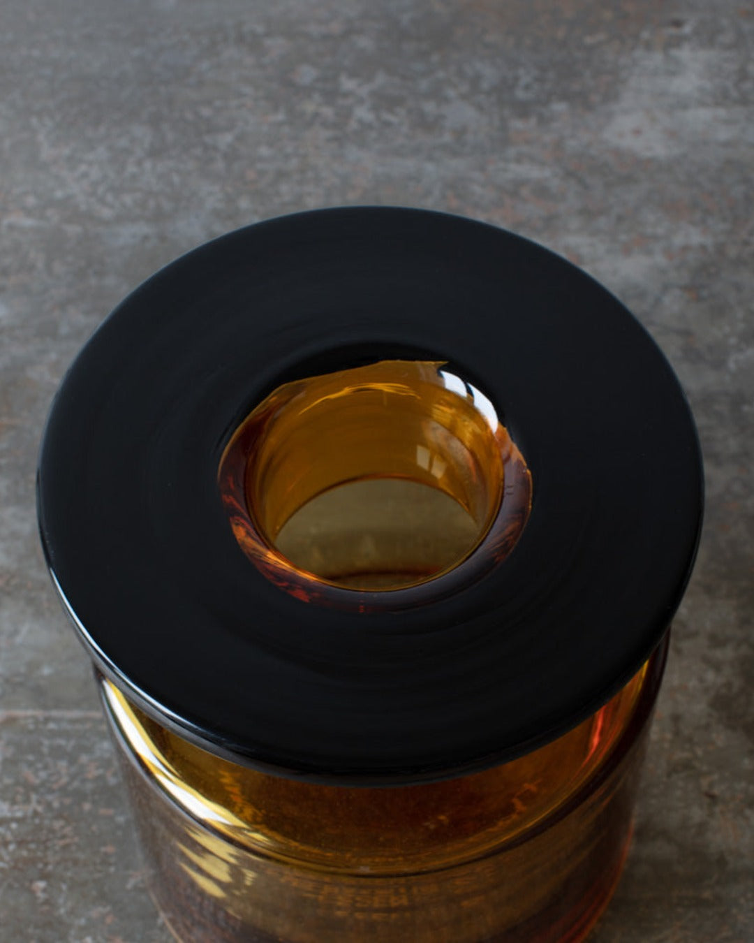 Serax - Vase Wind & Fire - Ambre & Noir