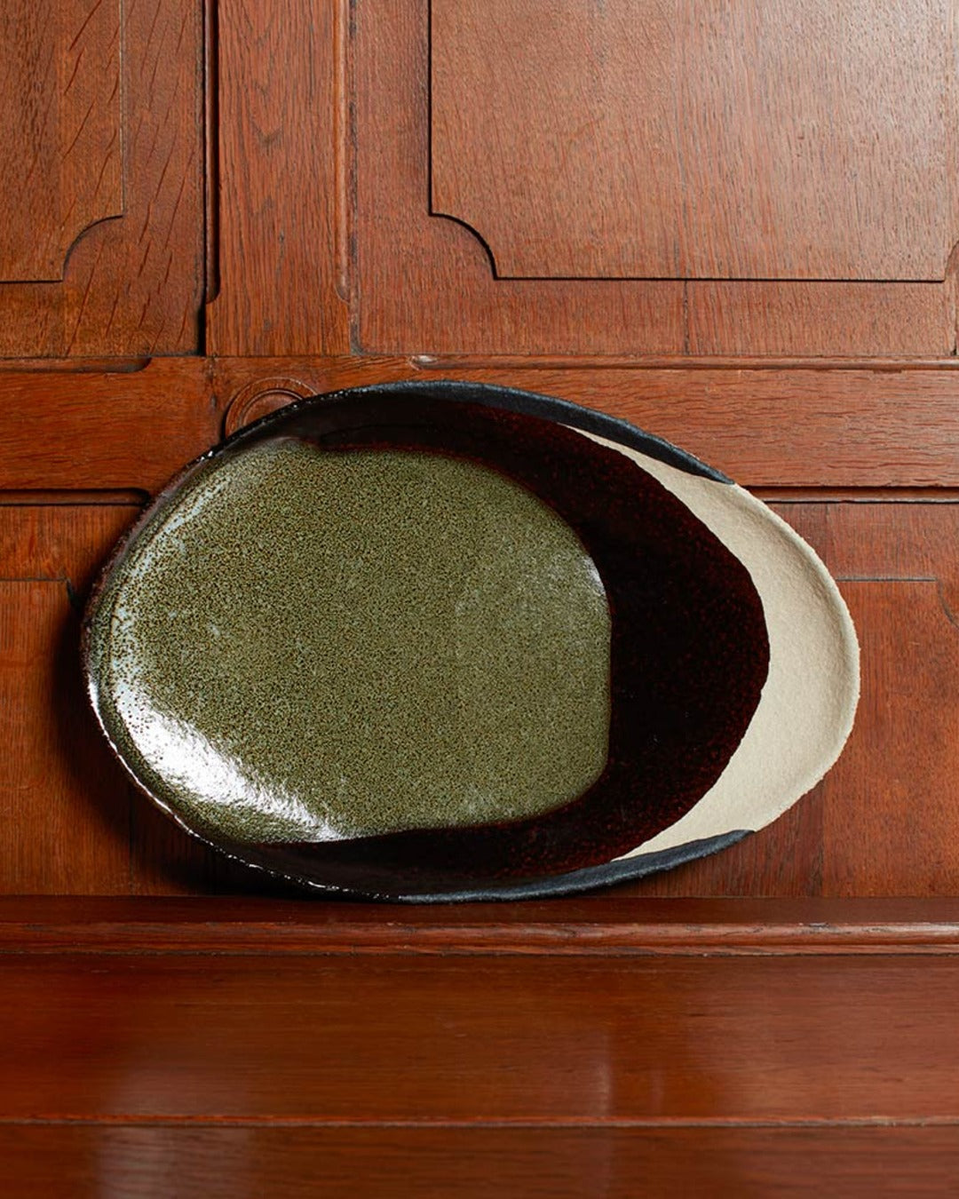 Jars Ceramistes - Wabi glazed stoneware dish - Seidou Khaki