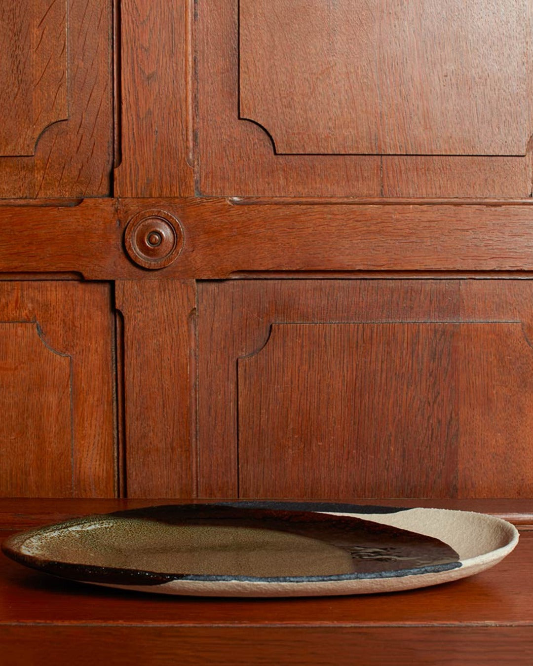 Jars Ceramistes - Wabi glazed stoneware dish - Seidou Khaki