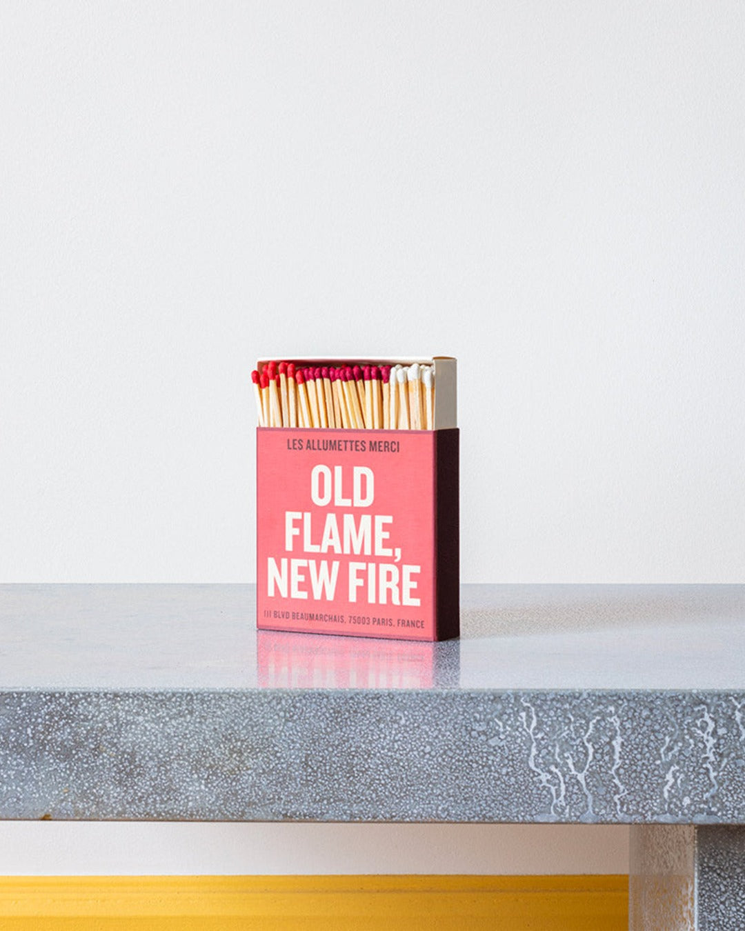 Merci - Box of 120 big matches - Old Flame