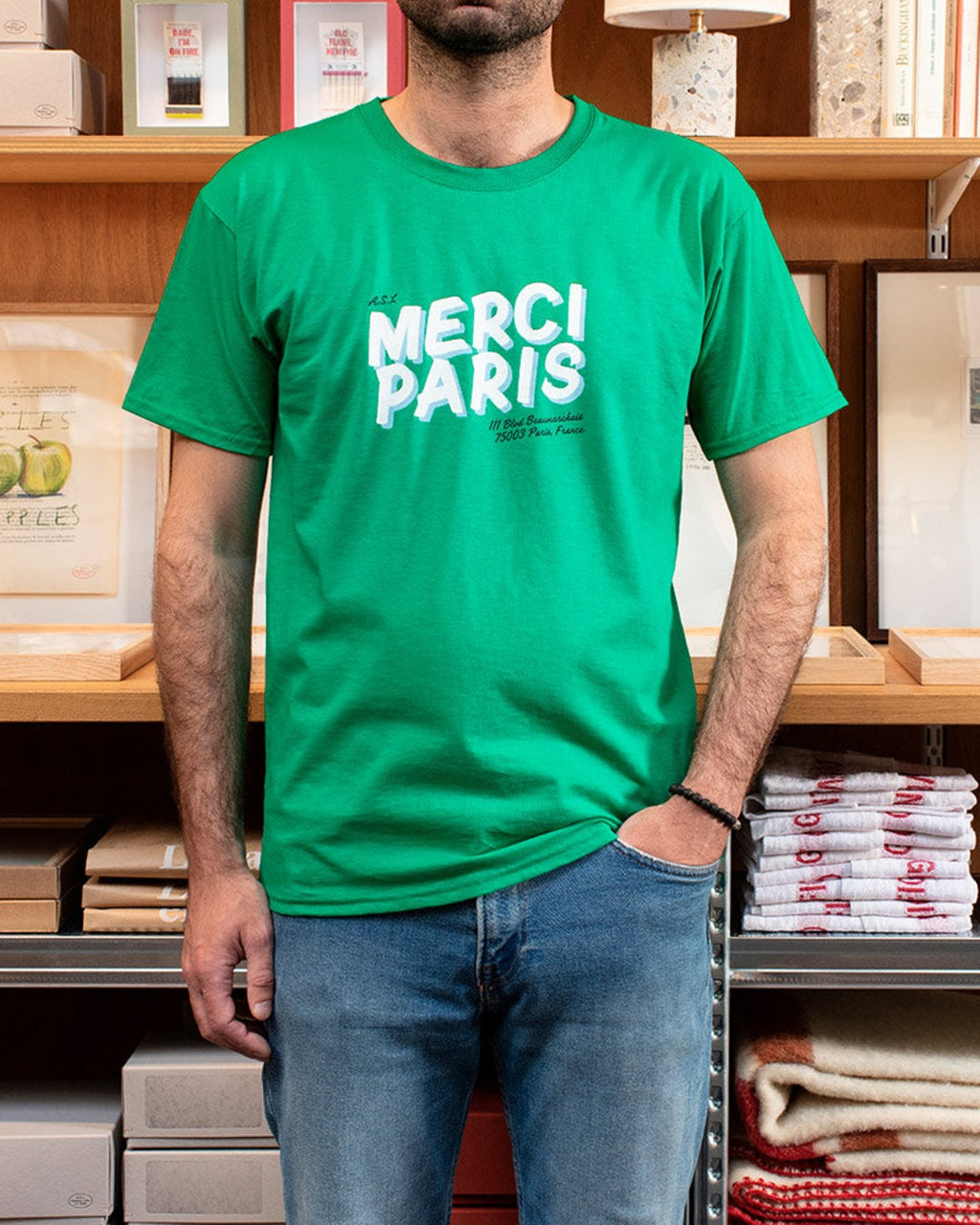 Merci  - T-shirt unisexe - Vert