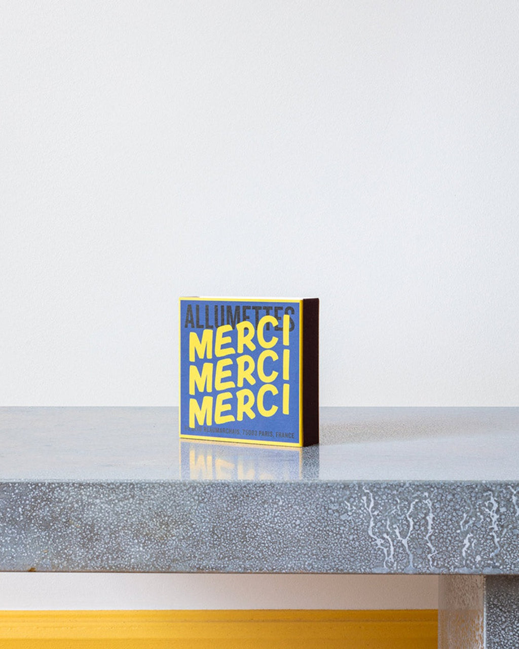 Merci - Box of 120 big matches - Merci Yellow