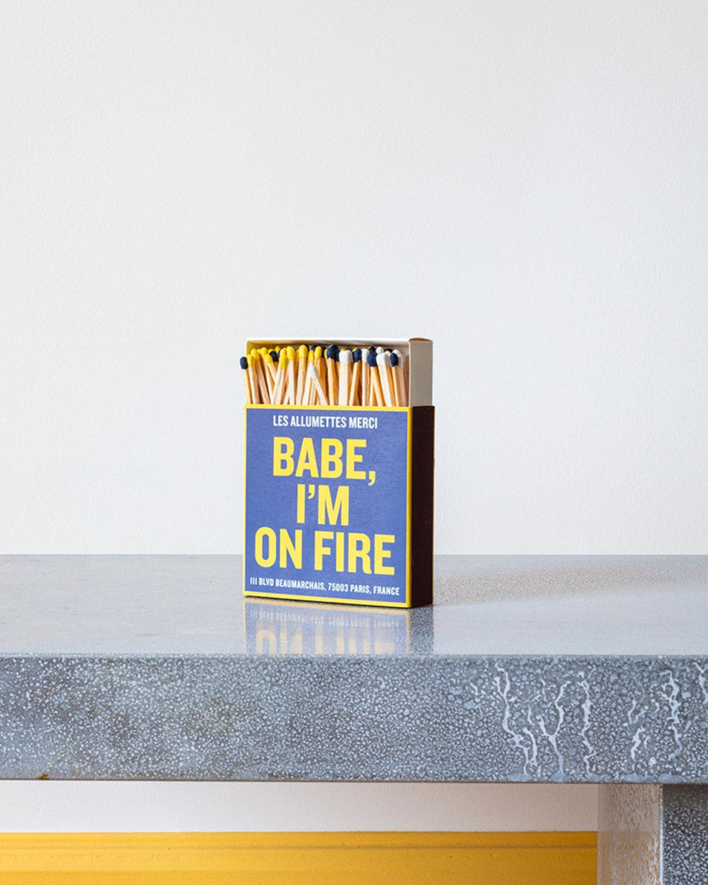 Merci - Box of 120 big matches - Babe