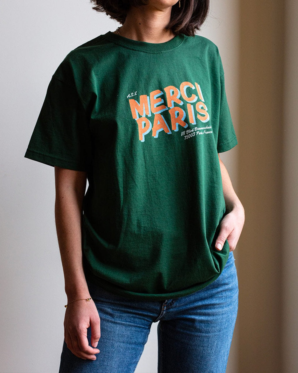 Merci  - T-shirt unisexe - Vert Forêt