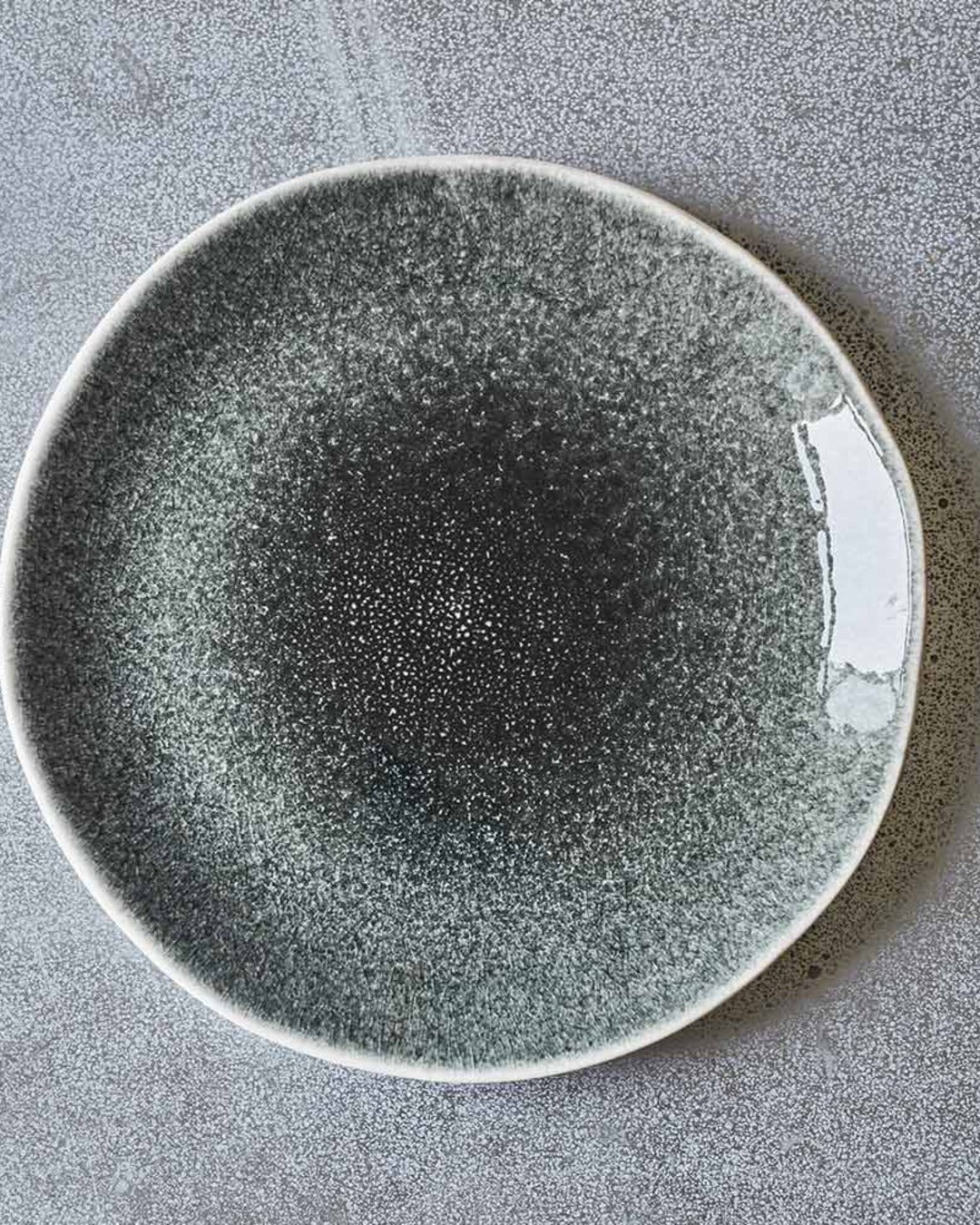 Jars Ceramistes - Maguelone dinner plate - Storm