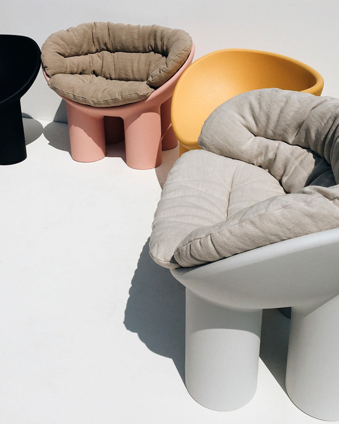Driade - Coussin Fauteuil Roly Poly Marrone