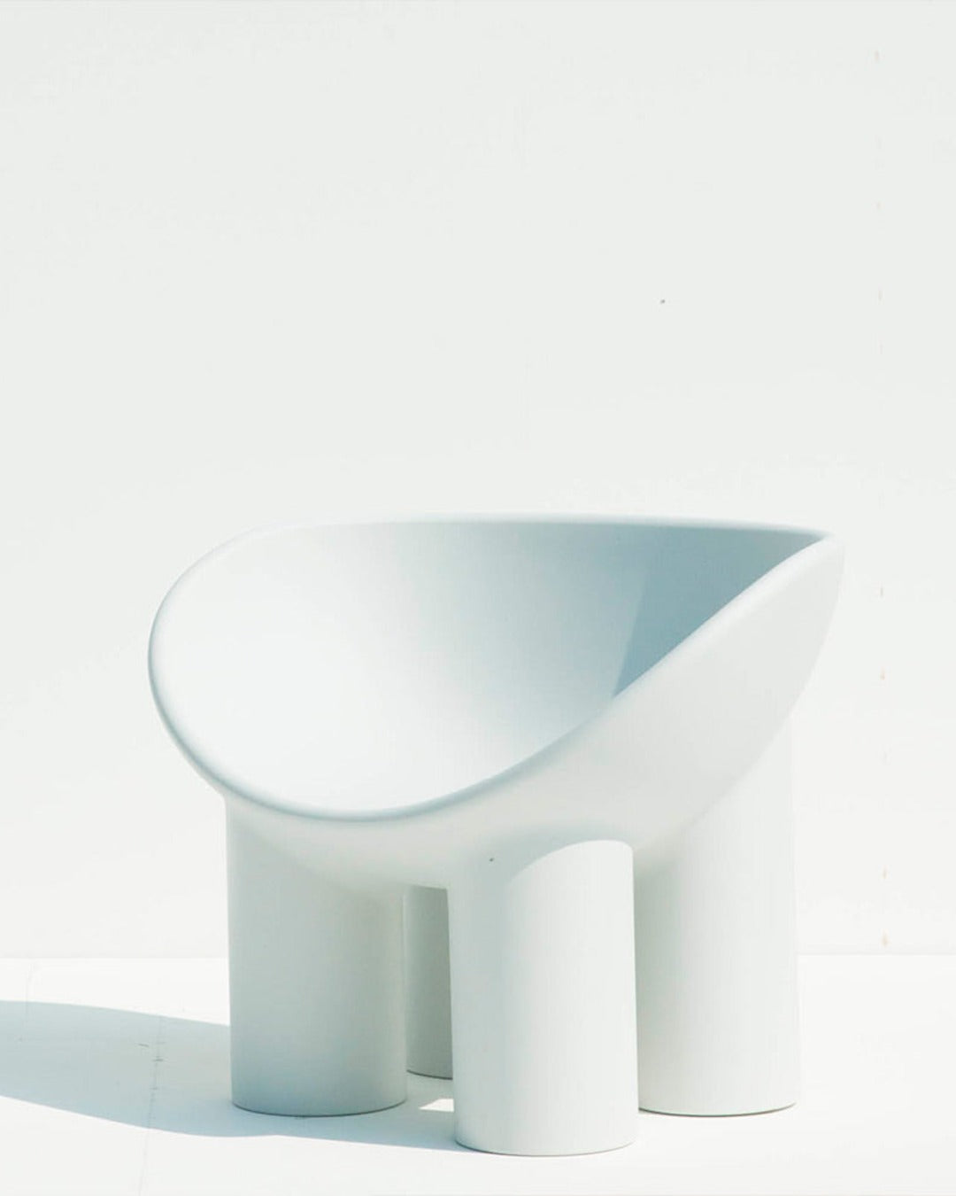 Driade - Fauteuil Roly Poly - Concrete White