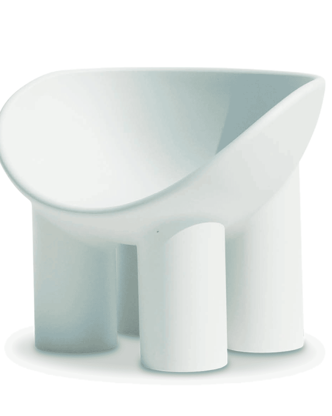 Driade - Fauteuil Roly Poly - Concrete White
