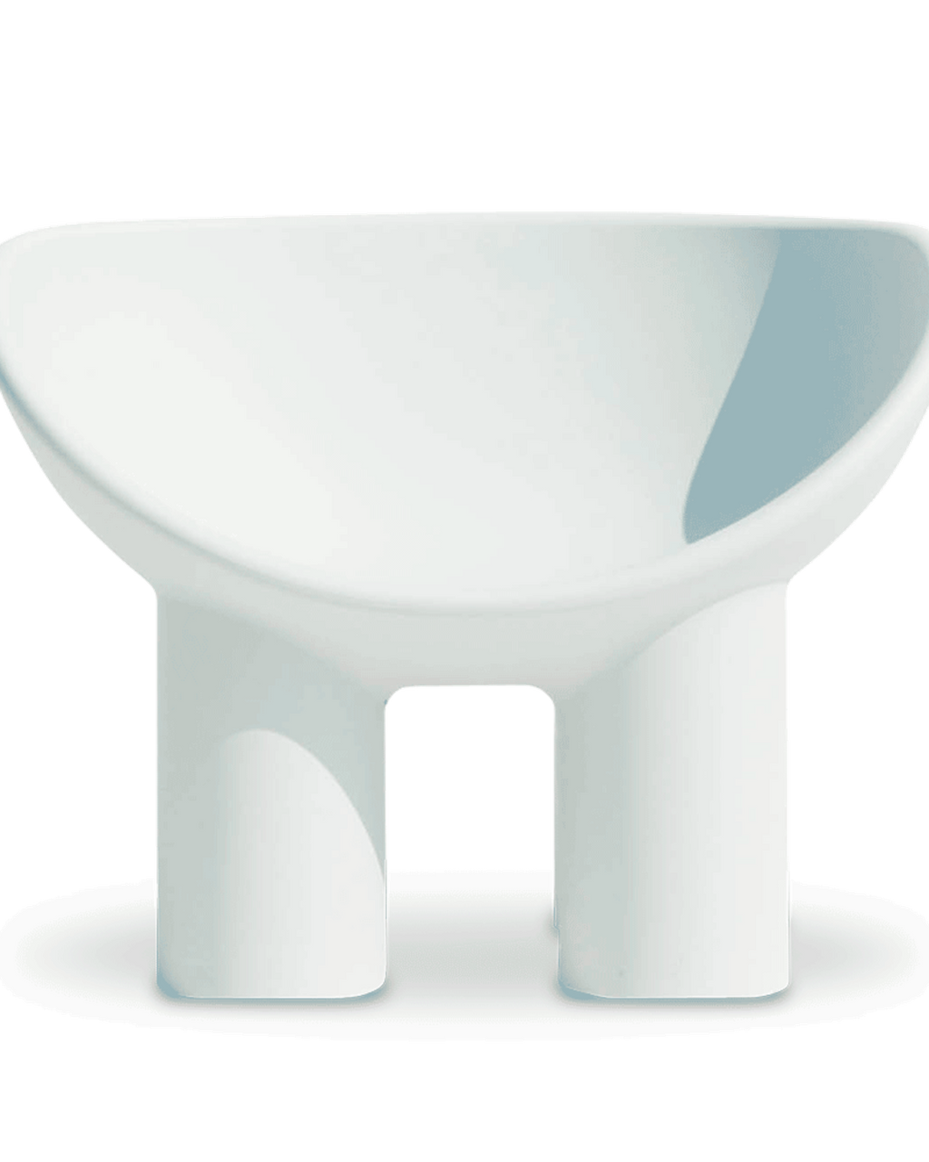 Driade - Fauteuil Roly Poly - Concrete White