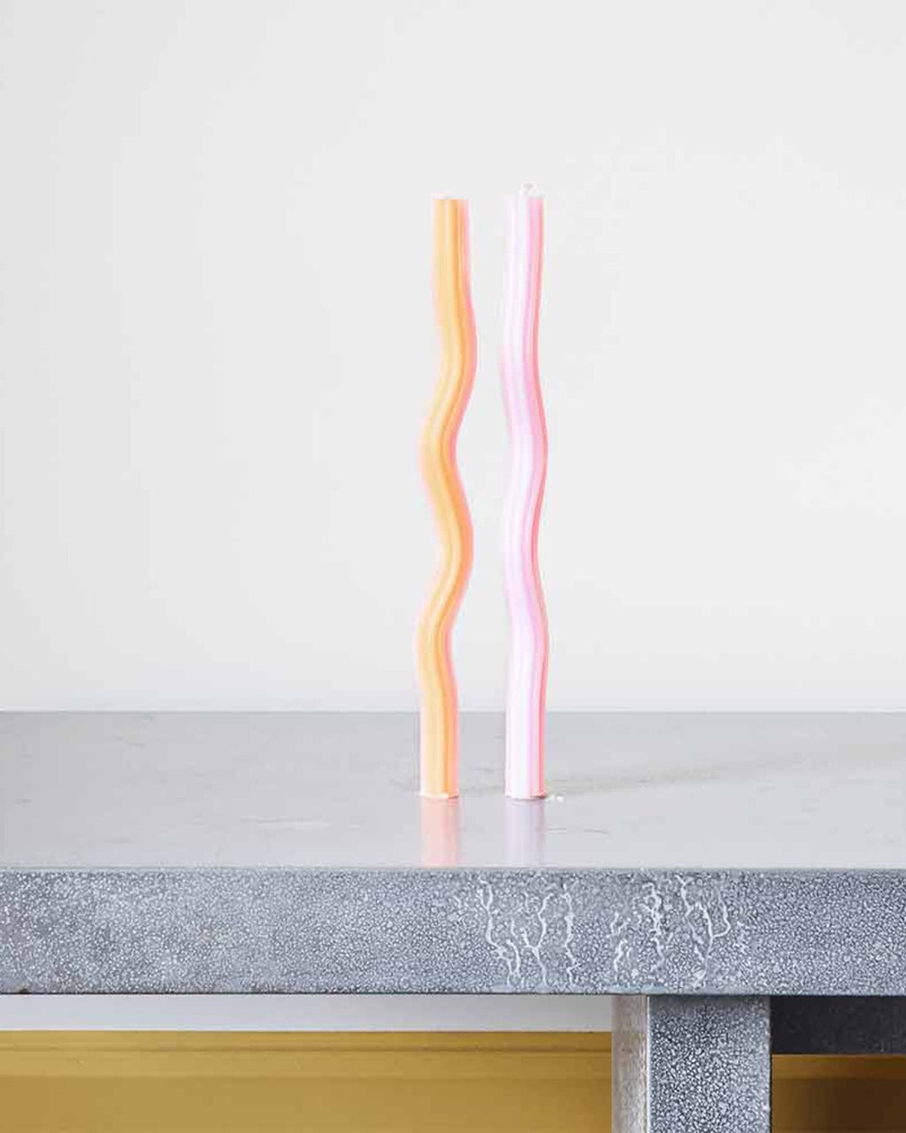 Set of 2 Wiggle Candles - Orange