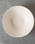 Mos - Stoneware soup plate - Cream