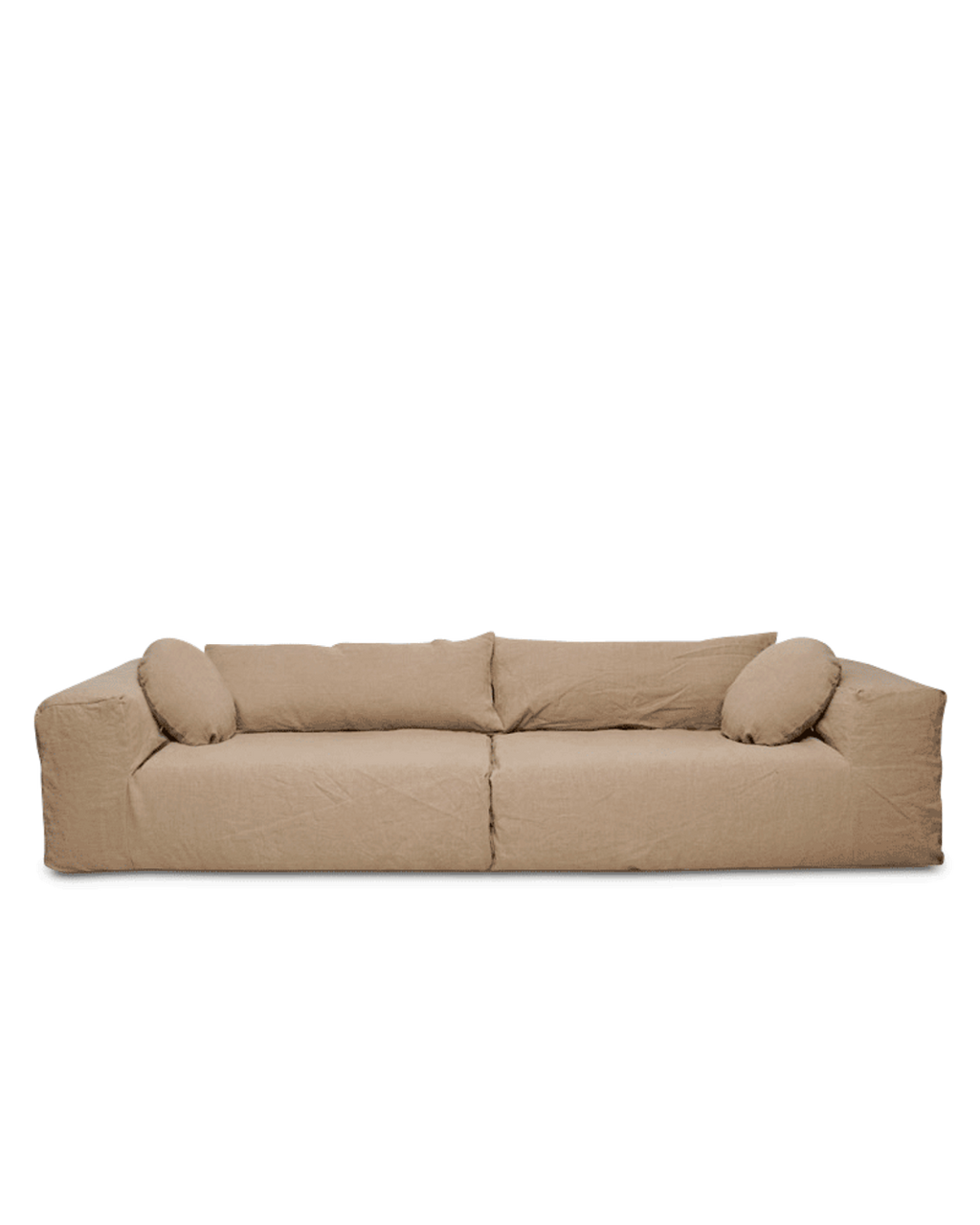 Bed And Philosophy - Canapé Slow Family 4 Places - Lin Naturel