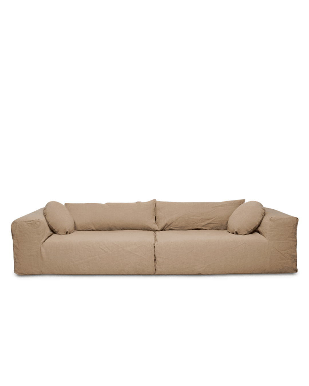 Bed And Philosophy - Canapé Slow Family 4 Places - Lin Naturel