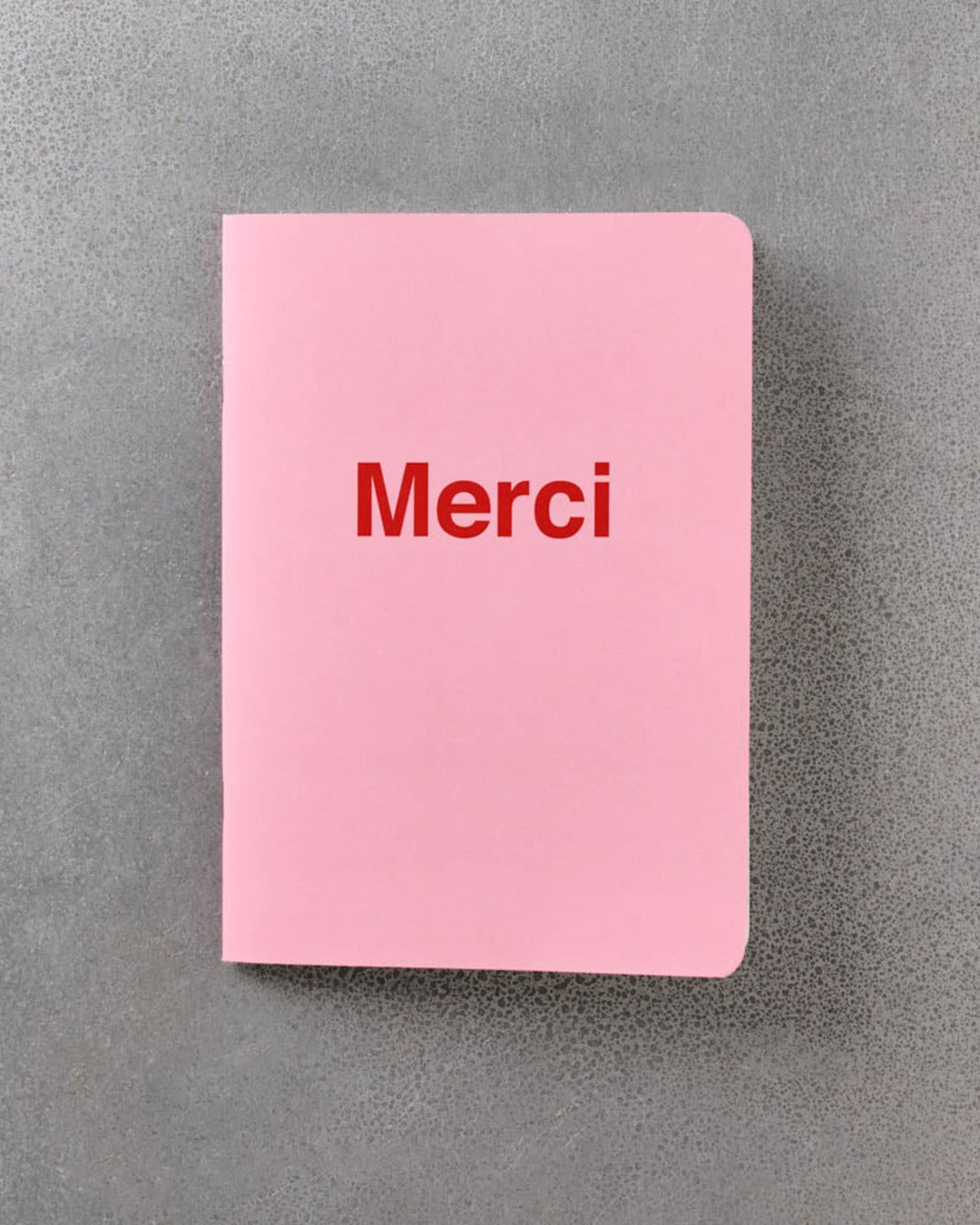 Merci - Carnet - Rose Pâle & Rouge
